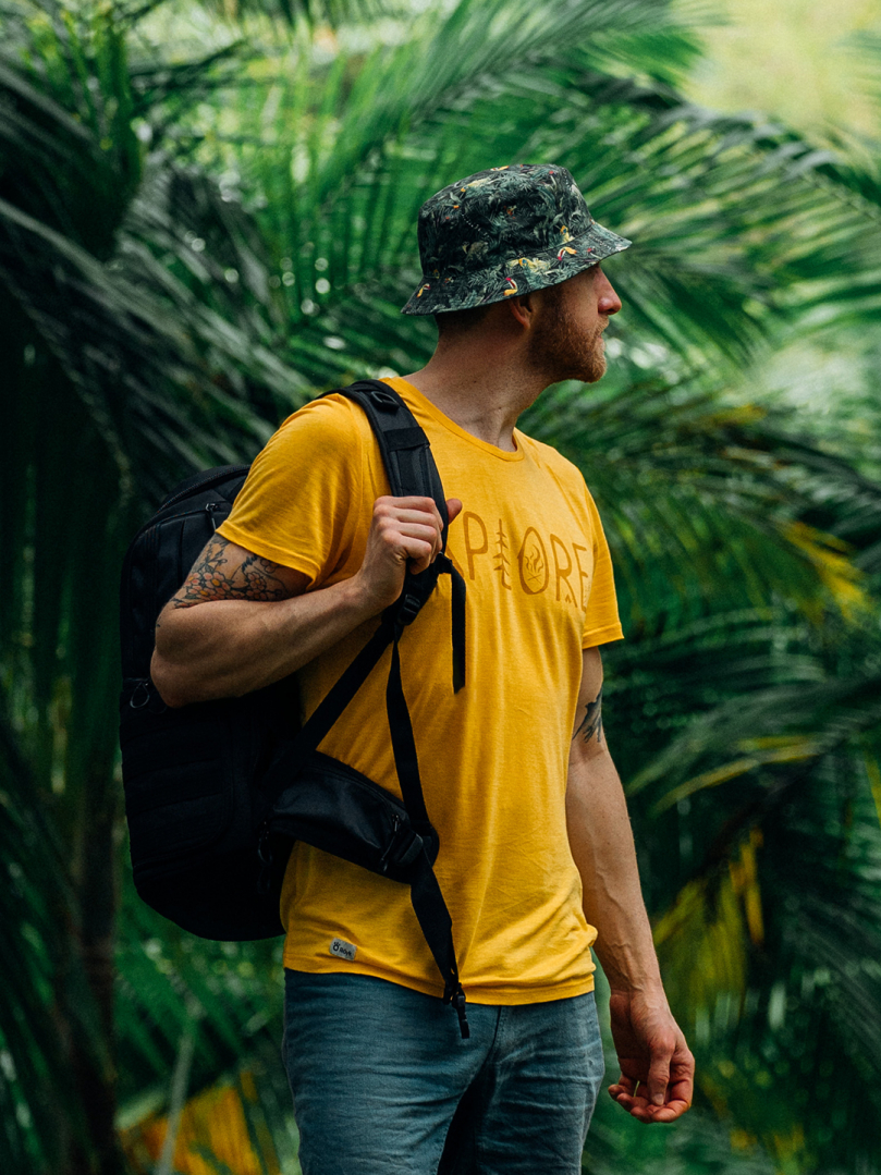 Men's Merino T-shirt - Explore in the group Men's / T-shirts - Men's / Merino wool - Men's at Röyk (111021_r)