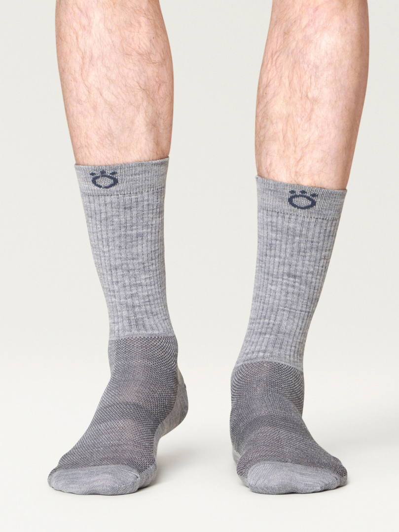 Hiker Merino Light Socks - Light Grey in the group Accessories / Socks / Hiking socks at Röyk (12001683436_r)