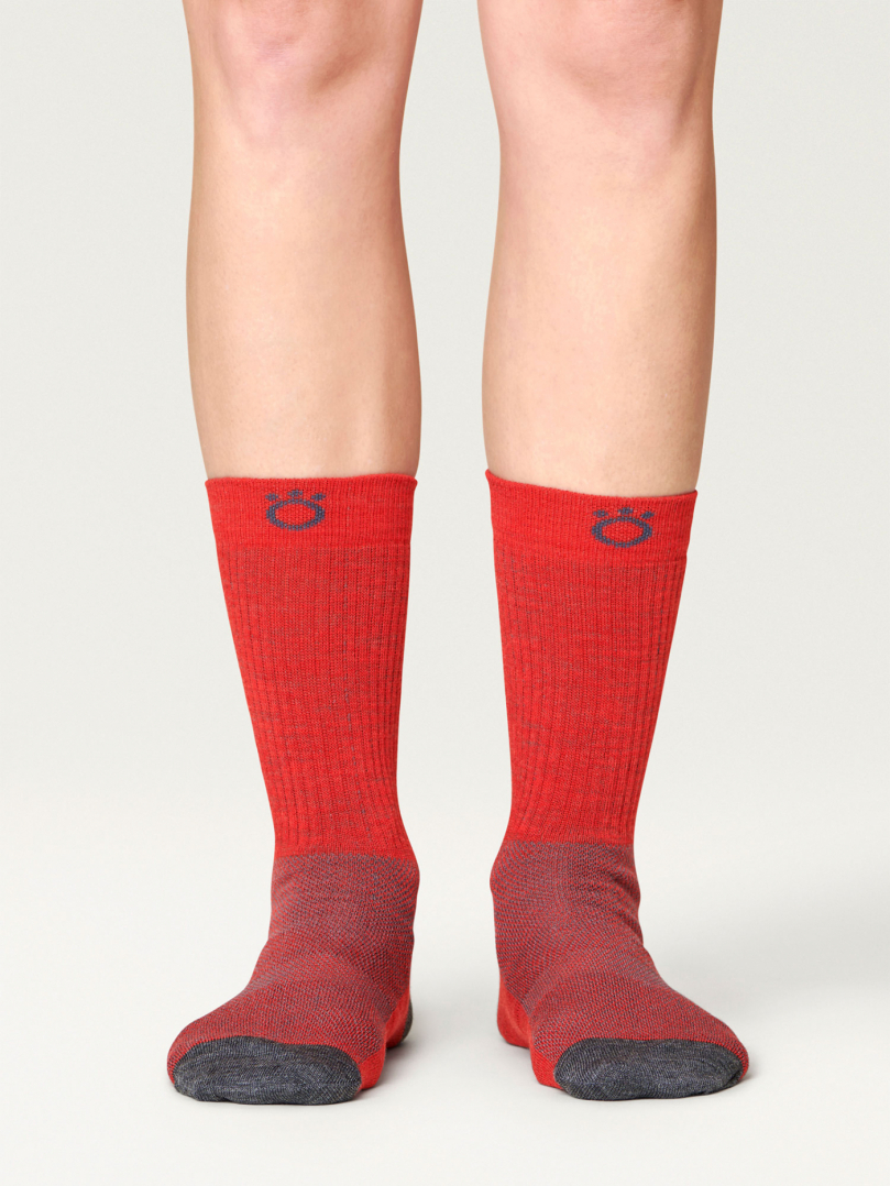 Hiker Merino Light Socks - Red in the group Accessories / Socks / Hiking socks at RÖYK (12003243436_r)