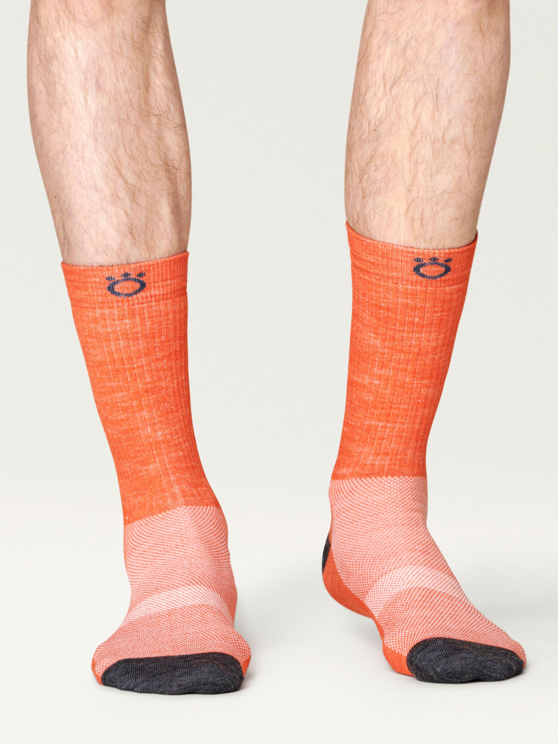 Hiker Merino Light Socks - Orange in the group Accessories / Socks / Hiking socks at RÖYK (12007343436_r)
