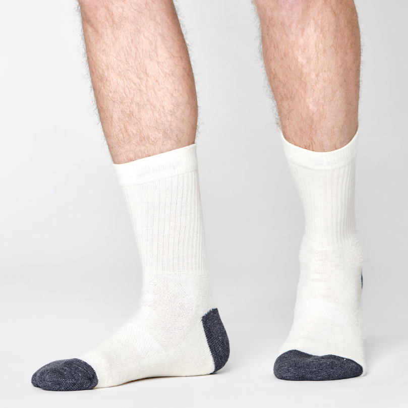 Hiker Merino Mid Socks - White in the group Accessories / Socks / Hiking socks at Röyk (13001113436_r)