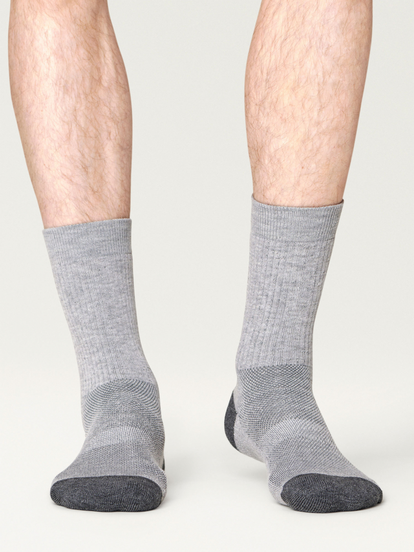 Hiker Merino Mid Socks - Light Gray in the group Accessories / Socks / Hiking socks at RÖYK (13011683436_r)