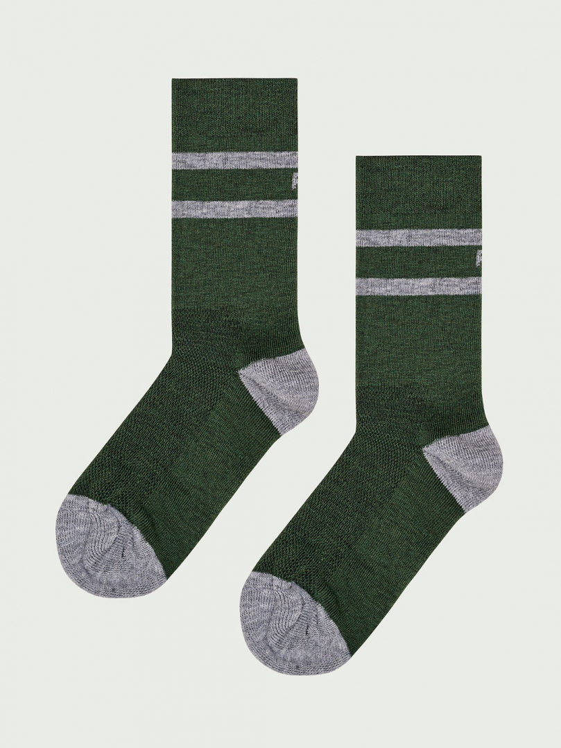 Hiker Merino Mid Socks - Green Woods in the group Accessories / Socks at Röyk (130985_r)
