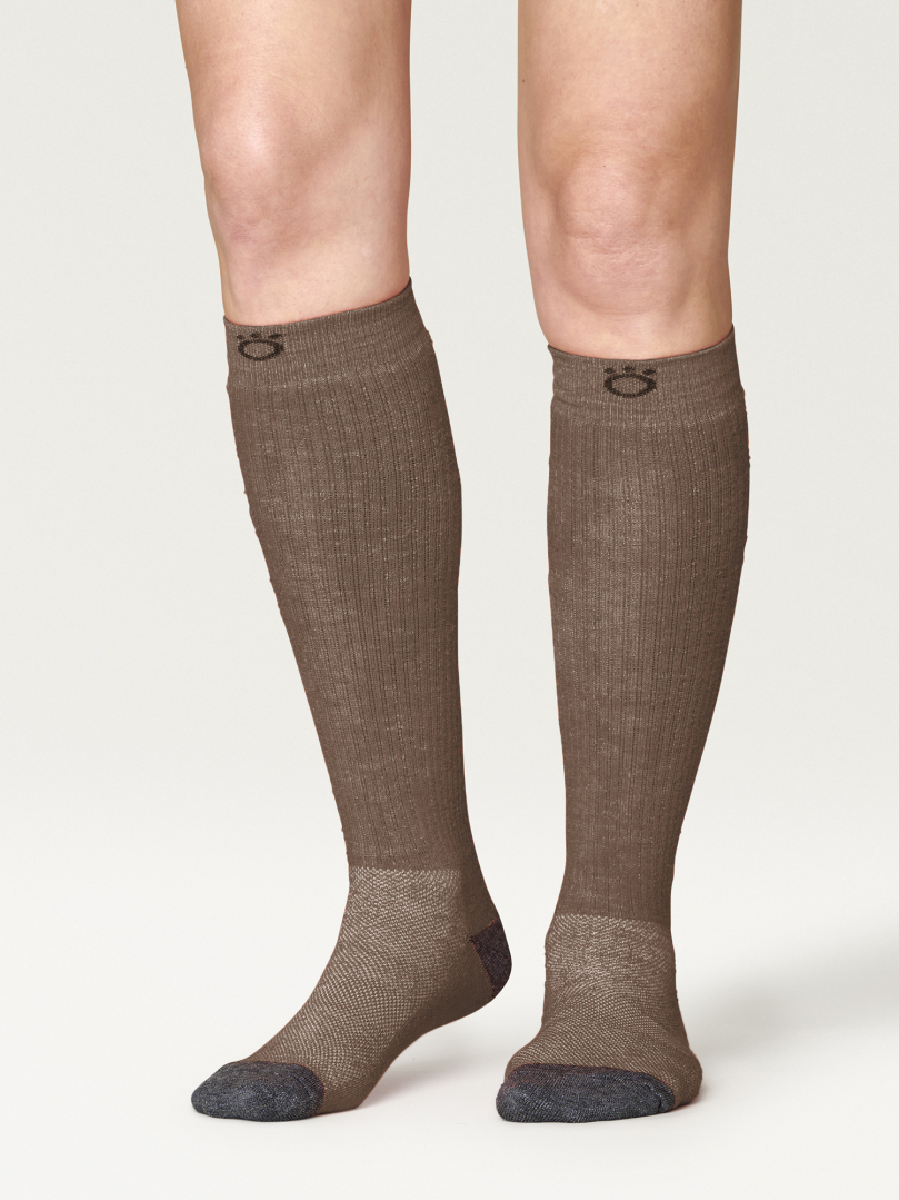 Hiker Merino Mid High Socks - Brown in the group Accessories / Socks / Hiking socks at Röyk (13101503436_r)