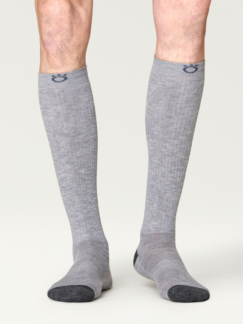 Hiker Merino Mid High Socks - Grey in the group Accessories / Socks / Hiking socks at RÖYK (1310773436_r)