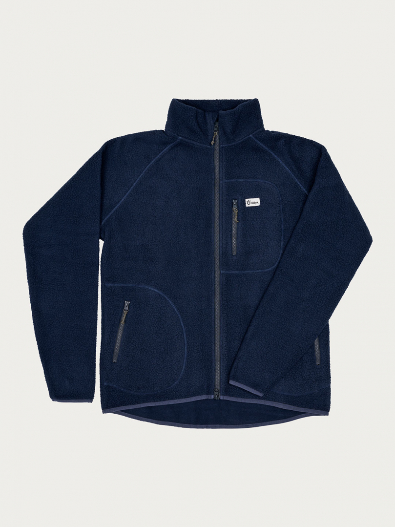 Men's Soft Pile Jacket - Navy in the group Men's / Hoodies & sweaters at RÖYK (16261201_r)