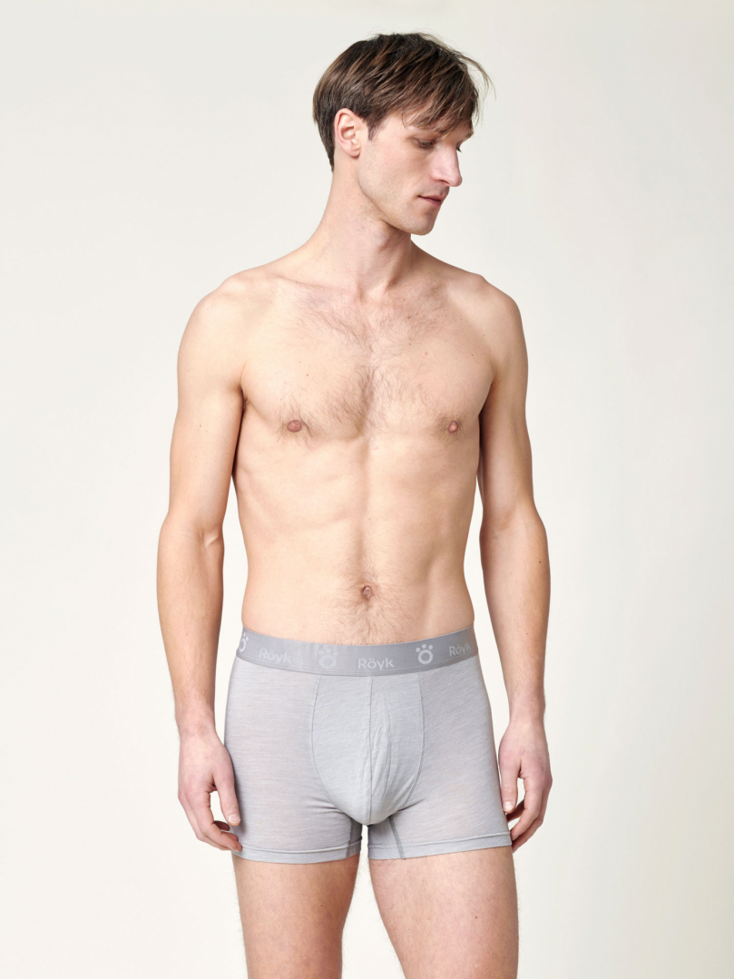 Men's Merino Boxer - Light Grey in the group WINTER SALE / 40% off at Röyk (17301111_r)
