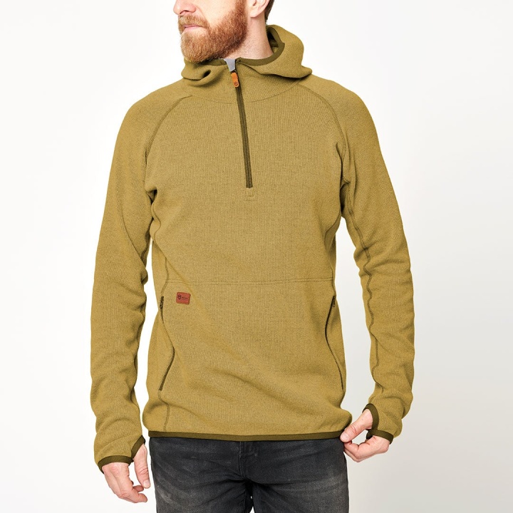 Men's Monk Pullover Wool Hoodie - Yellow Fall in the group Men's / Hoodies & sweaters at RÖYK (1810861_r)