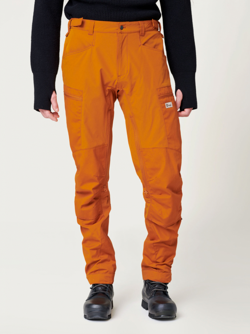 Men's Trekking Pro Pants - Burnt Orange in the group Men's / Pants - Men's / Outdoor- & hiking pants - Men's at Röyk (19073446_r)