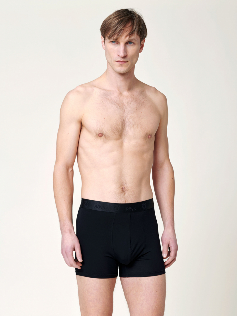 Men's Bamboo Boxer - Black in the group Men's / Underwear at Röyk (1930081_r)