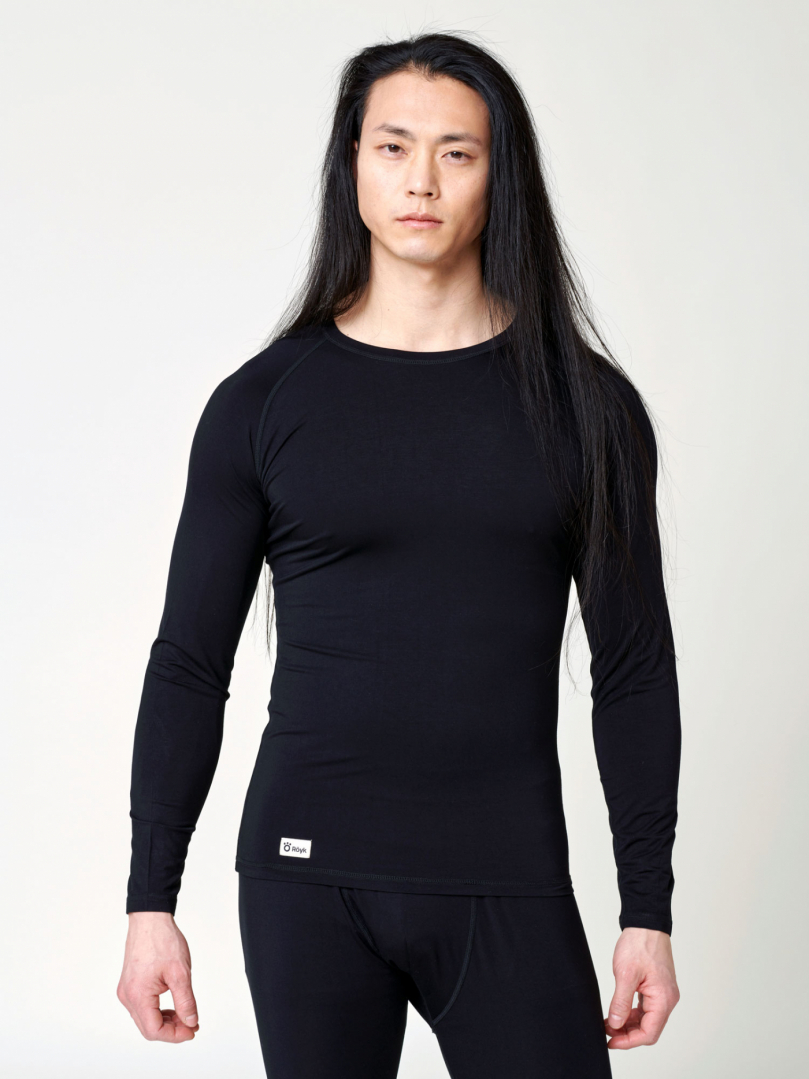 Men's Basic Bamboo Sweater - Black in the group Men's / Base-layers at RÖYK (1941081_r)