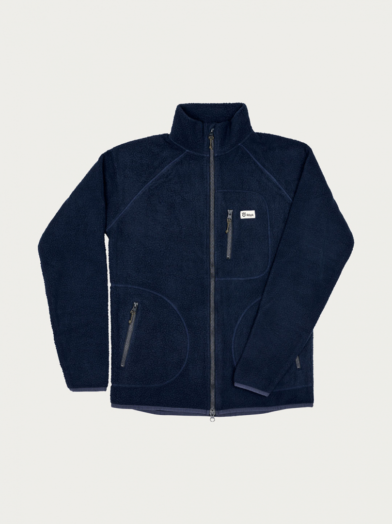 Women's Soft Pile Jacket - Navy in the group Women's / Hoodies & sweaters at RÖYK (26261200_r)