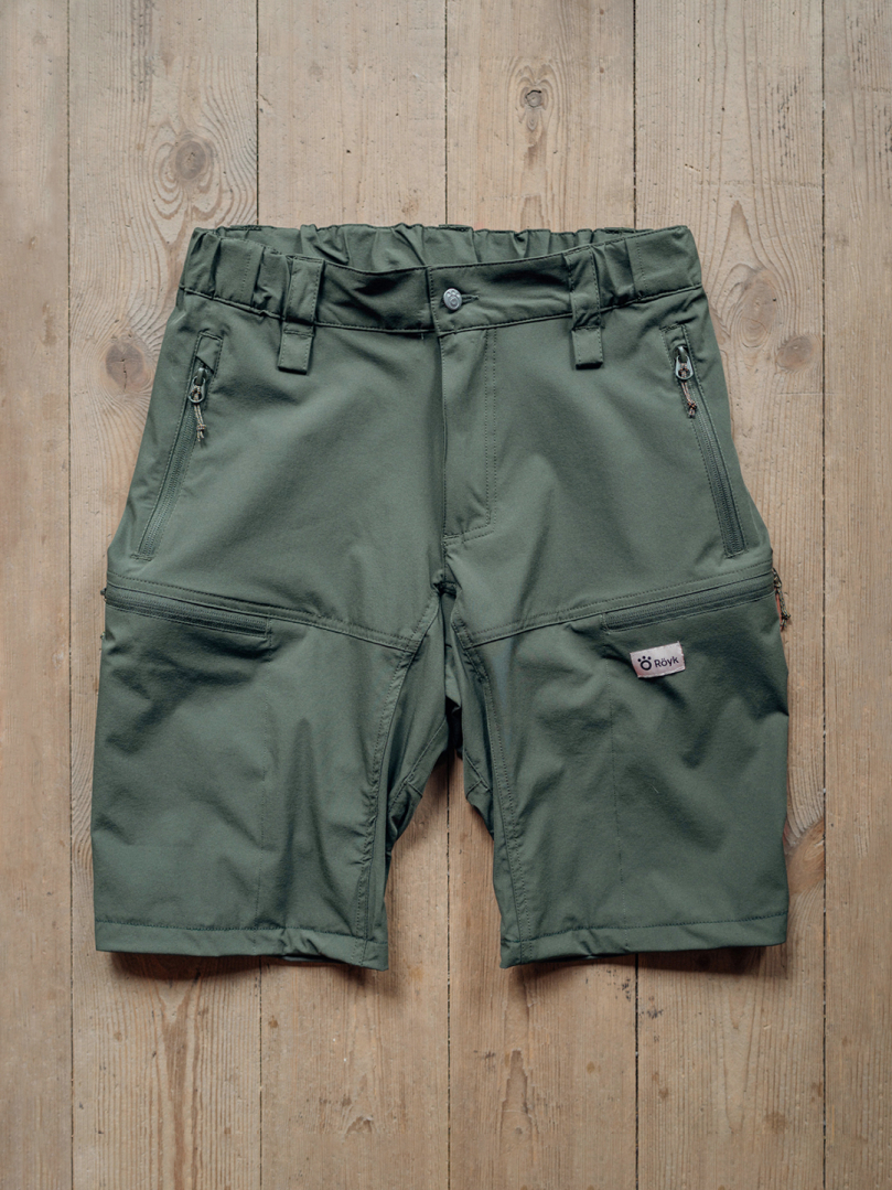 Women's Hiking Flex Shorts - Forest Green in the group Women's / Pants & shorts - Women's / Shorts at Röyk (292136_r)