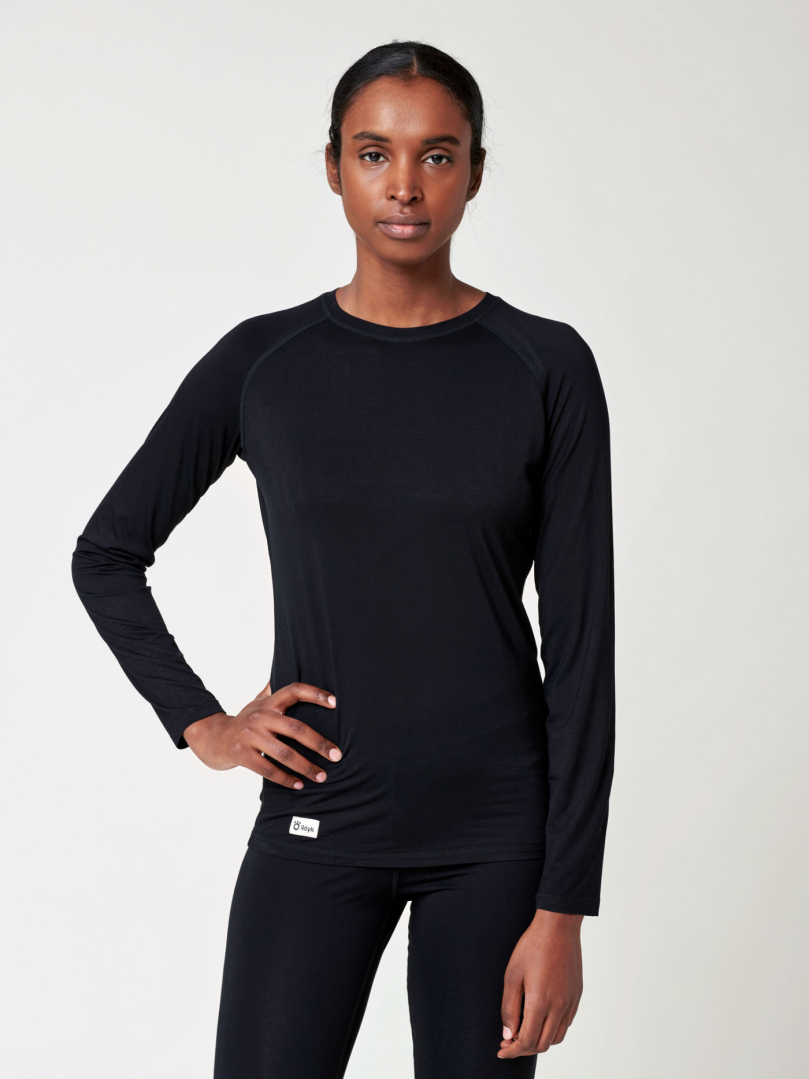Women's Bamboo Sweater - Black in the group Women's / Base-layers at Röyk (2941080_r)