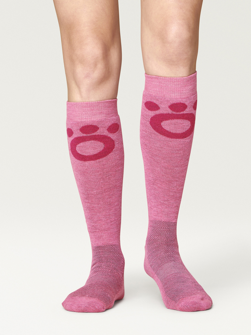 Skier Merino Mid Socks - Pale Pink in the group Accessories / Socks / Ski socks at Röyk (500313436_r)