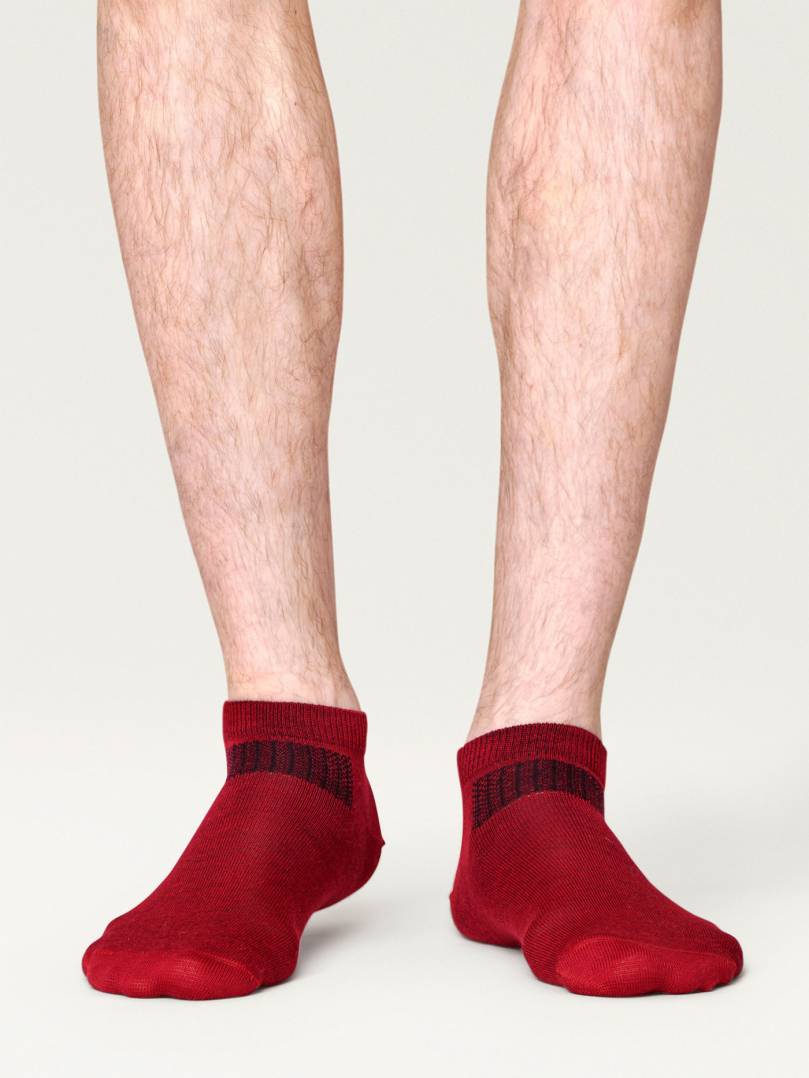 Mens red store ankle socks