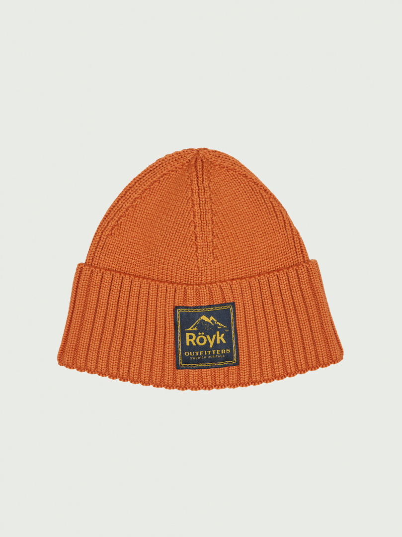 Short Merino Beanie  - Orange in the group Accessories / Beanies & hats / Merino wool at Röyk (62734)