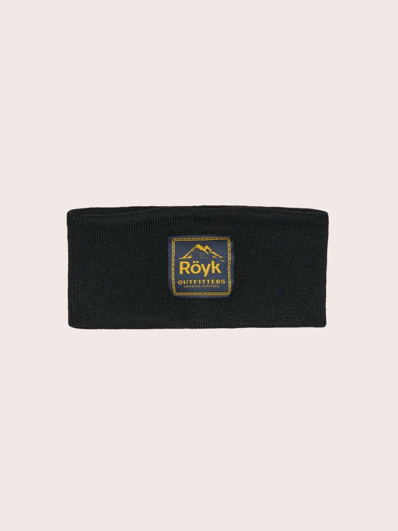 Day Merino Headband - Black in the group Accessories / Beanies & hats / Merino wool at Röyk (6408)