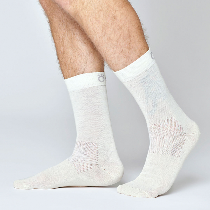 Everyday Merino Socks - White in the group Accessories / Socks / Everyday socks at Röyk (7001113436_r)