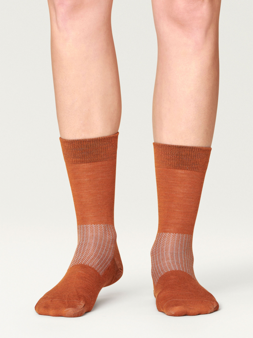 Everyday Merino Socks - Rusty Brown in the group Accessories / Socks / Everyday socks at RÖYK (70043436_r)