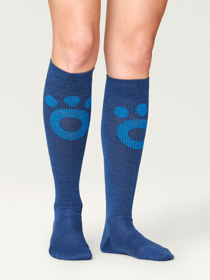 Compression Merino Socks - Dark Blue in the group Accessories / Socks / Compression socks at Röyk (800103436_r)