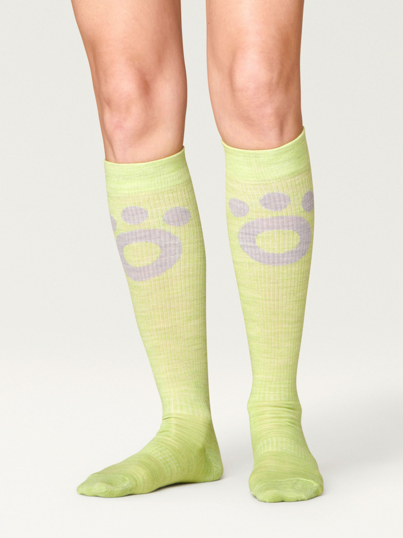 Compression Merino Socks - Lime in the group Accessories / Socks / Compression socks at Röyk (8003173436_r)