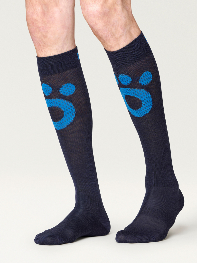 Merino Compression Socks - Navy in the group Accessories / Socks / Compression socks at RÖYK (80163436_r)