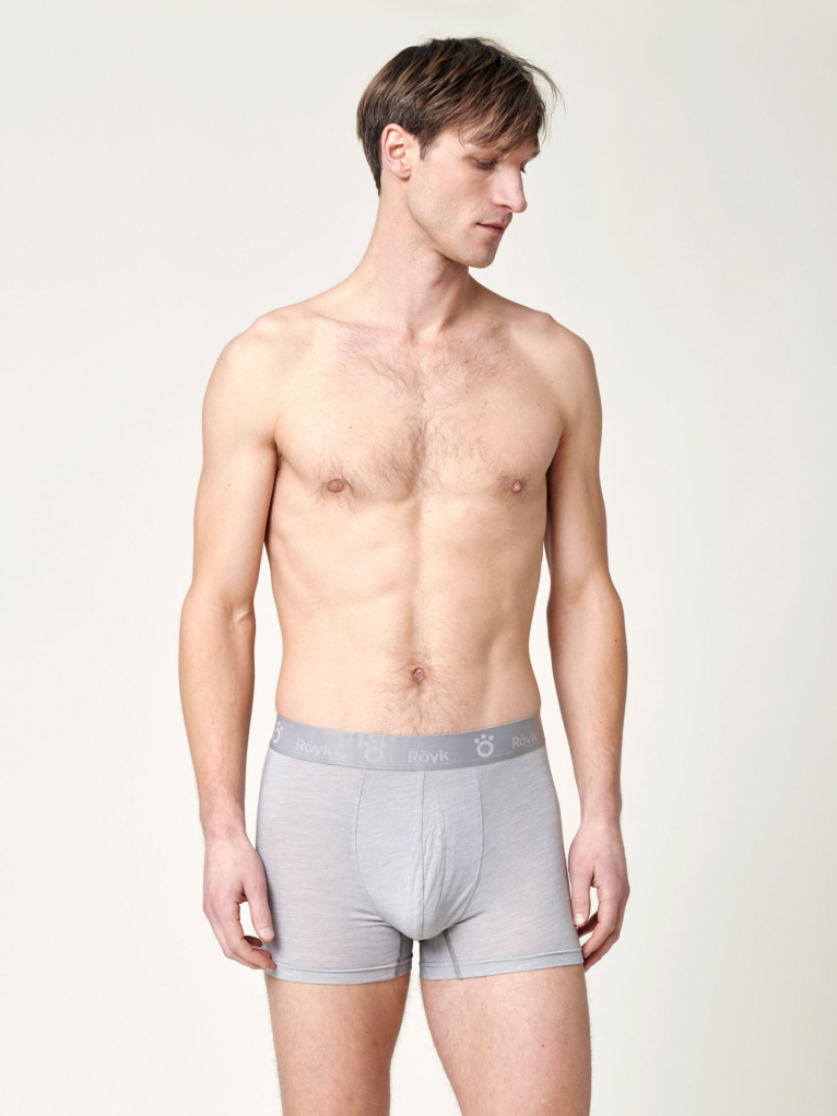 Men's Merino Boxer - Light Grey in the group Men's / Underwear - Men's / Merino underwear - Men's at Röyk (17301111)