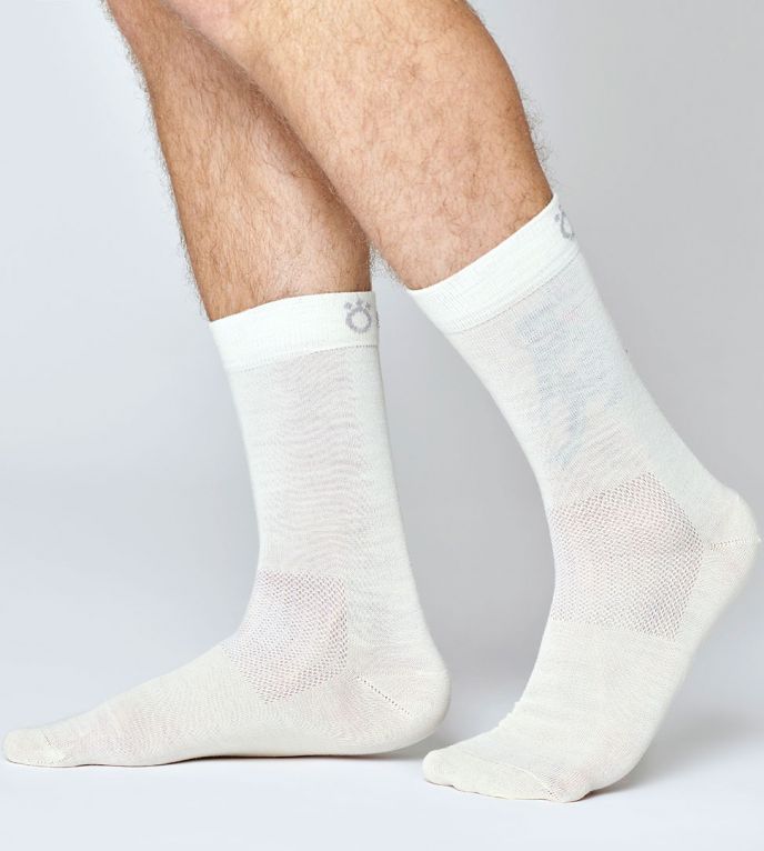 Everyday Merino Socks - White in the group Accessories / Socks / Everyday socks at Röyk (7001113436)