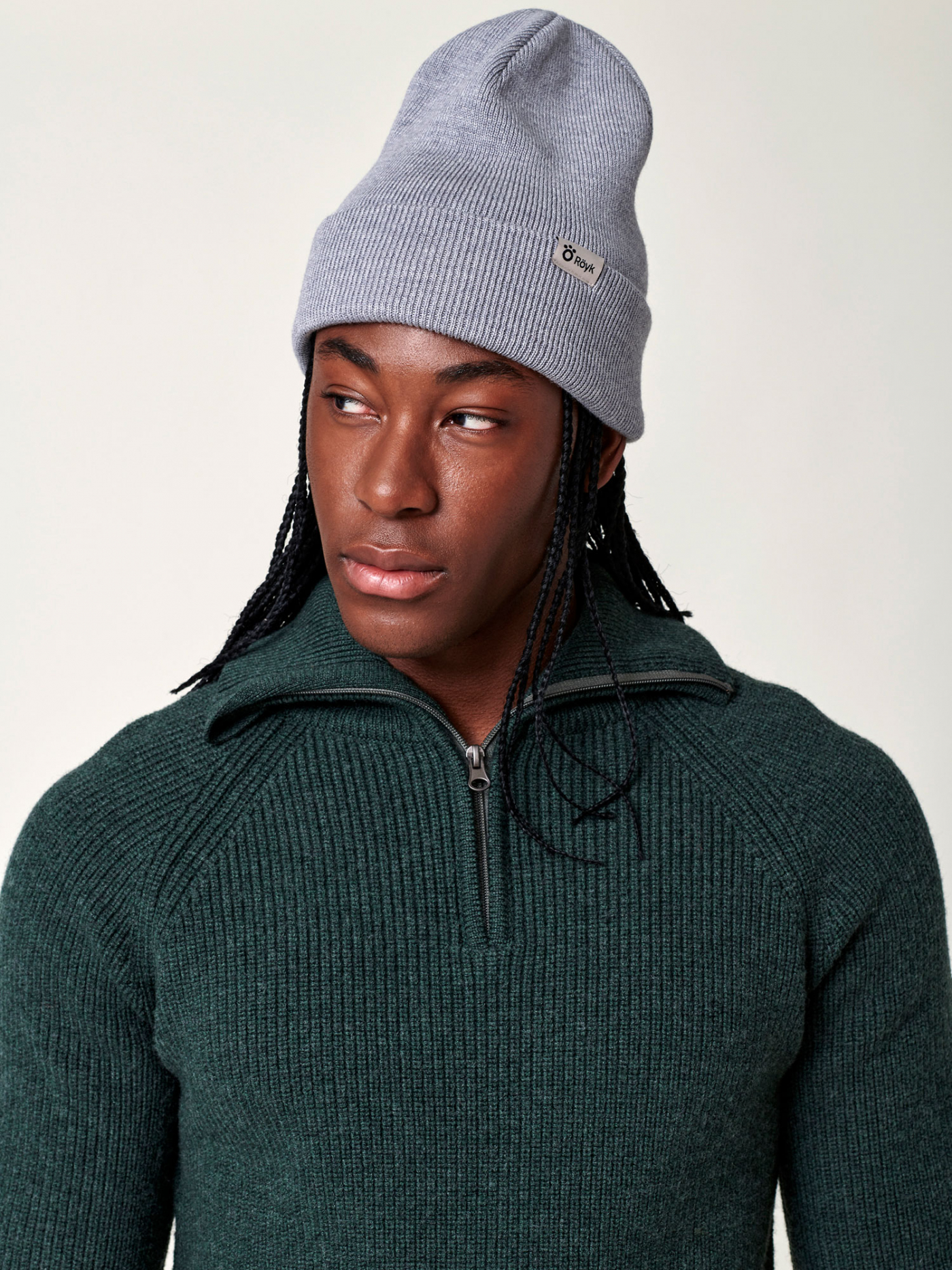 Green half zip discount jumper