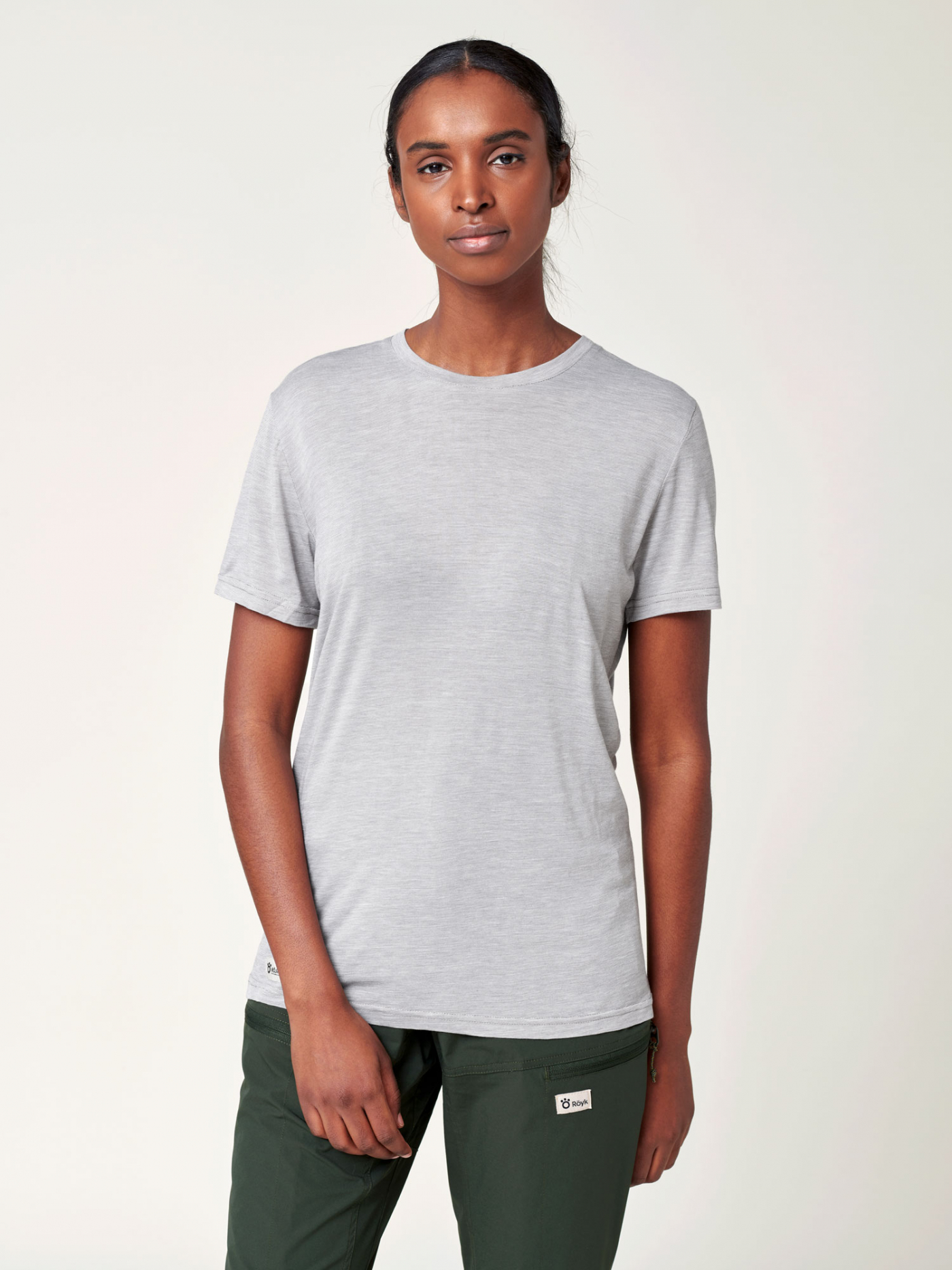 Plain grey 2025 t shirt women's