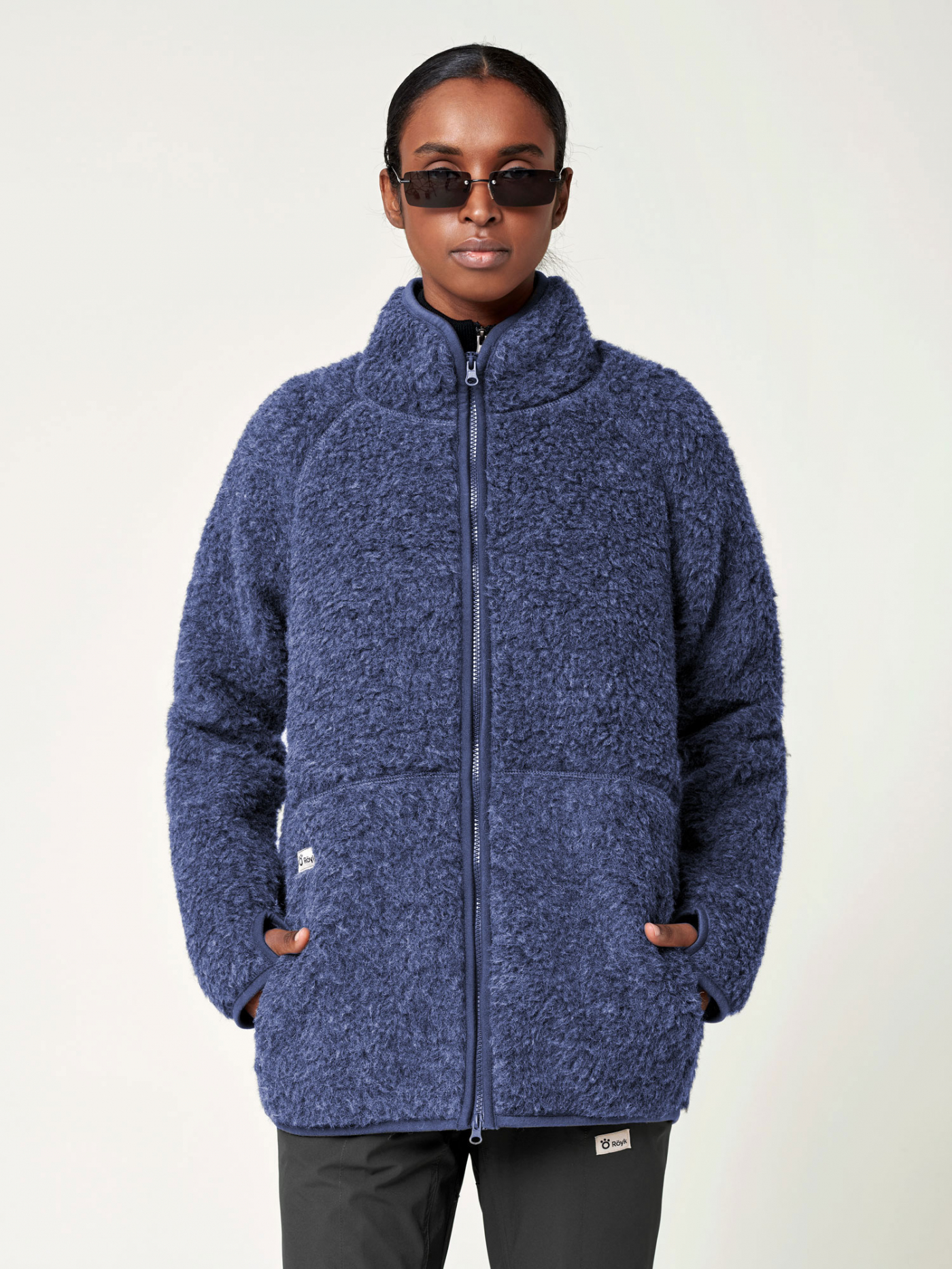 Wool sale zipper jacket