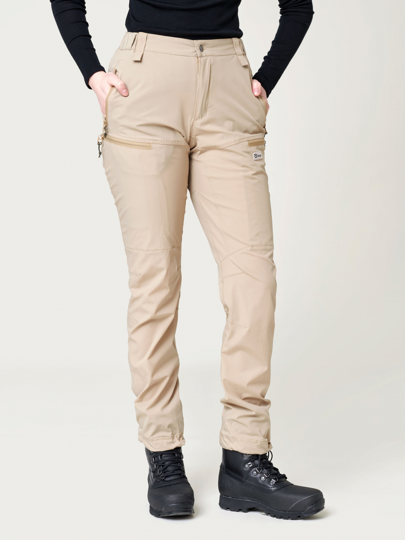 Dark Khaki Twill Pocket High Waist Cargo Trousers | PrettyLittleThing