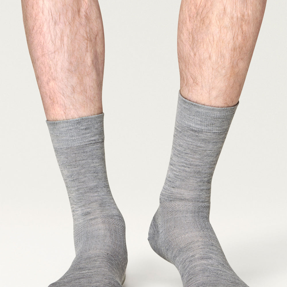 Everyday Merino Socks - Light Grey