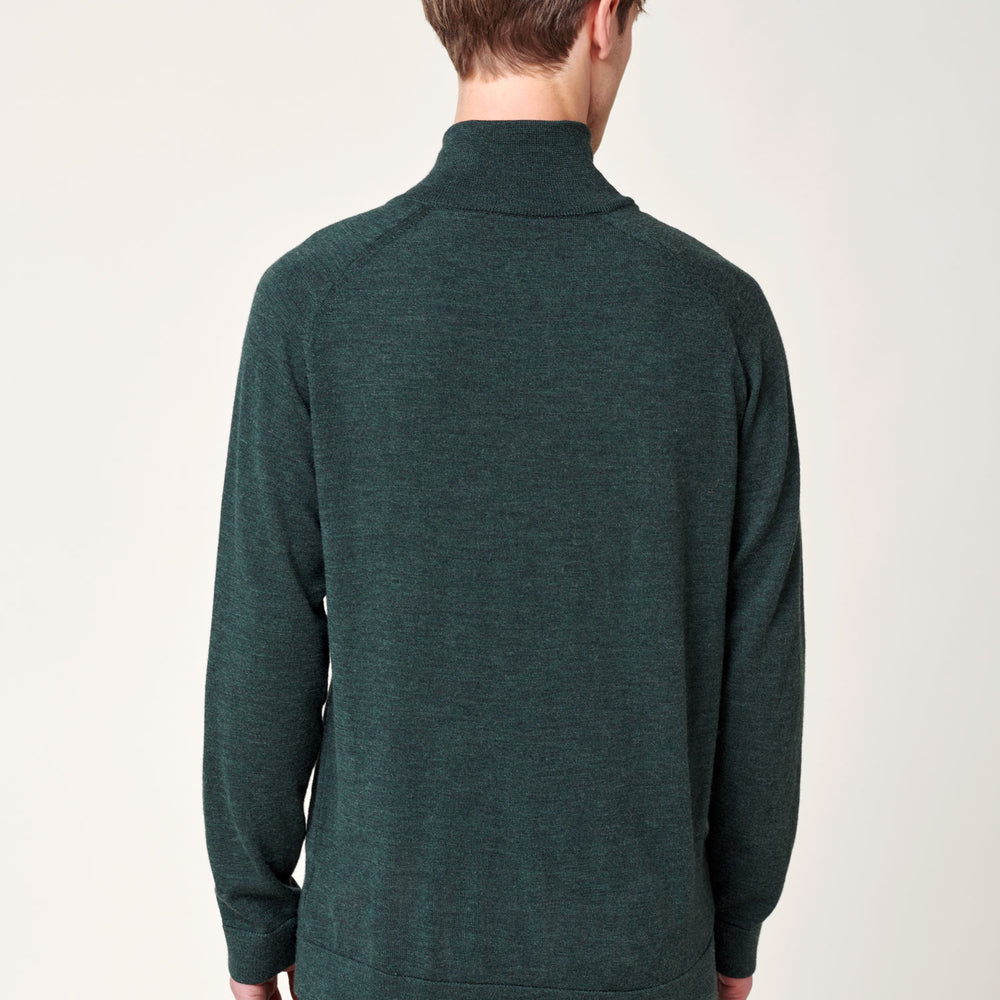 
                  
                    Men's Merino Full Zip Jacket - Green
                  
                