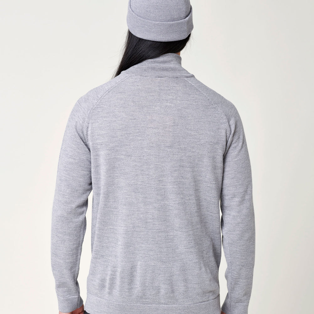 
                  
                    Men's Merino Full Zip Jacket - Grey
                  
                