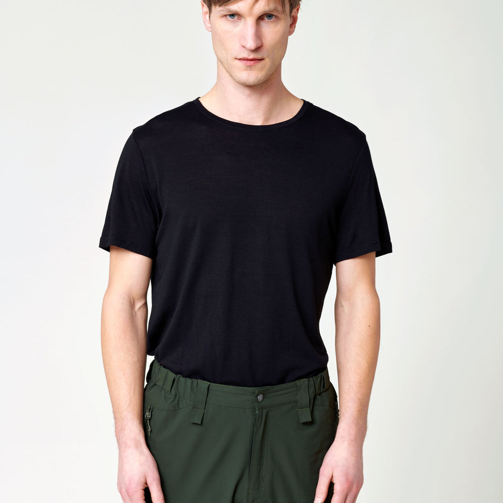 
                  
                    Men's Merino T-Shirt - Black
                  
                
