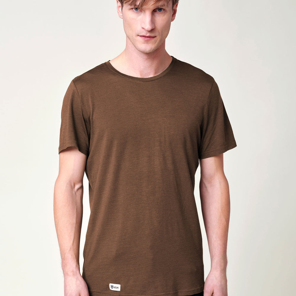 
                  
                    Men's Merino T-Shirt - Brown
                  
                