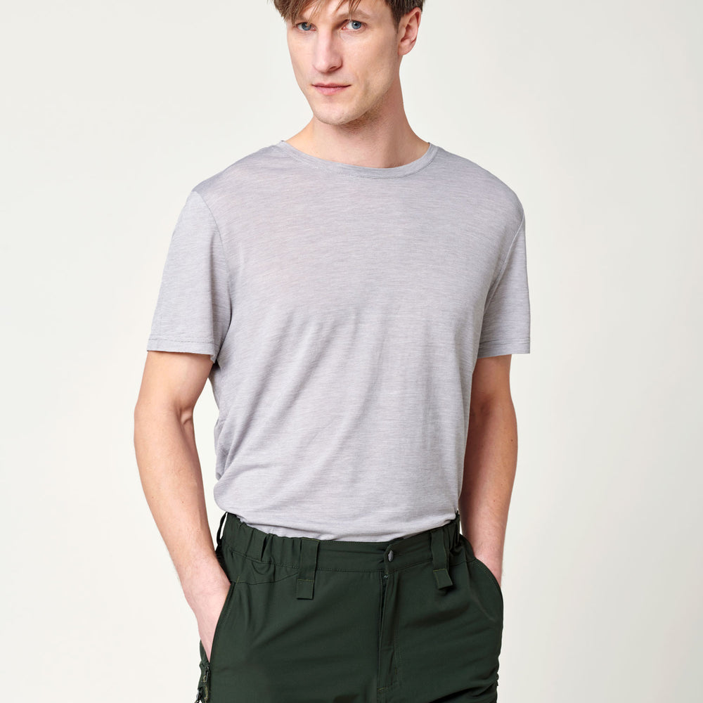 
                  
                    Men's Merino T-Shirt - Light Grey
                  
                