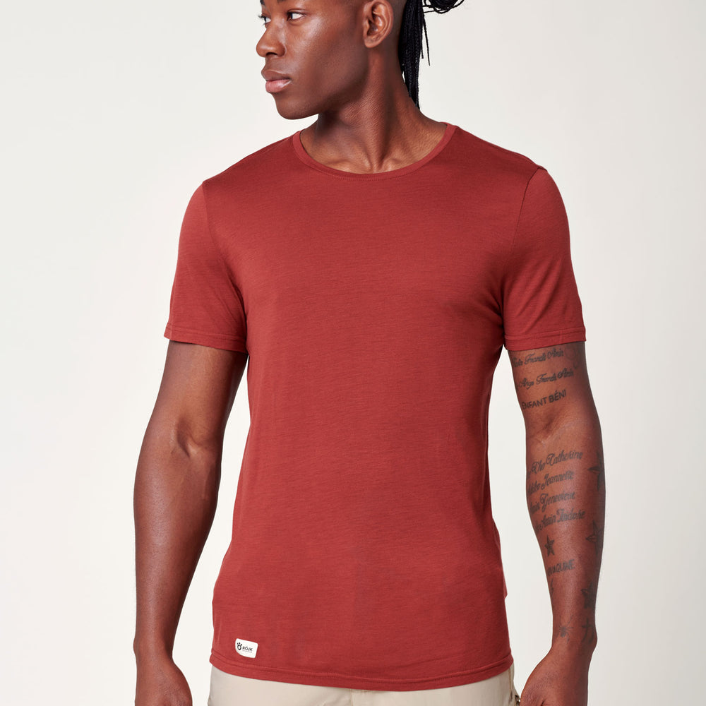 
                  
                    Men's Merino T-Shirt - Wine
                  
                
