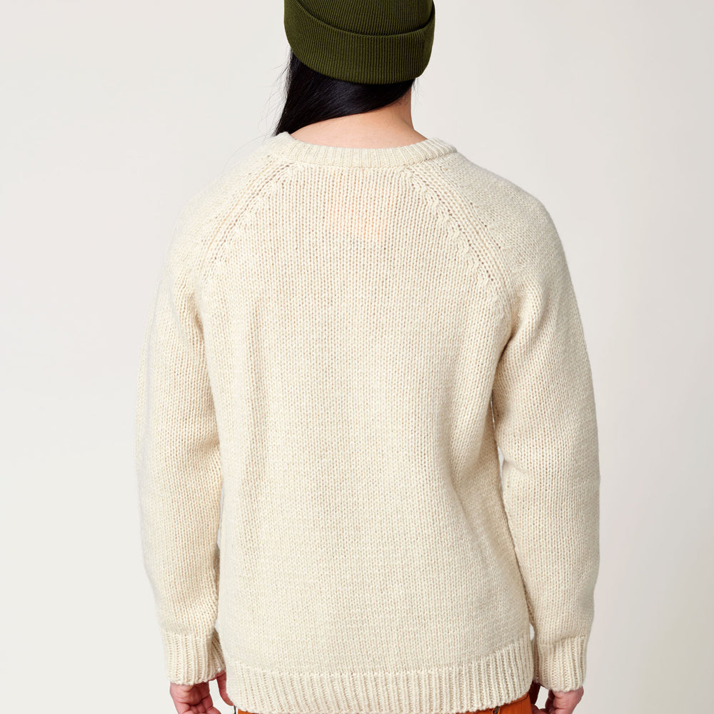 
                  
                    Men's Norrby Wool Sweater - White
                  
                