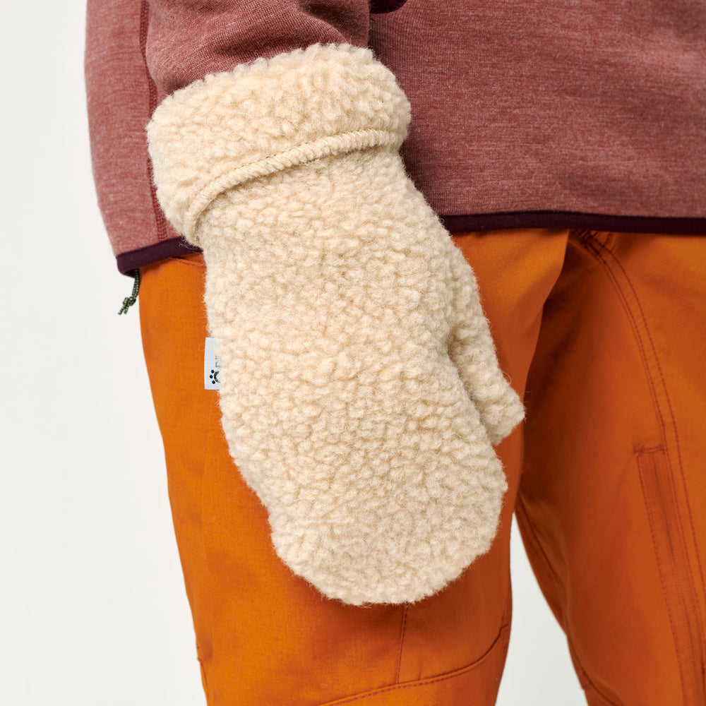 
                  
                    Wool Pile Mittens - Sand
                  
                