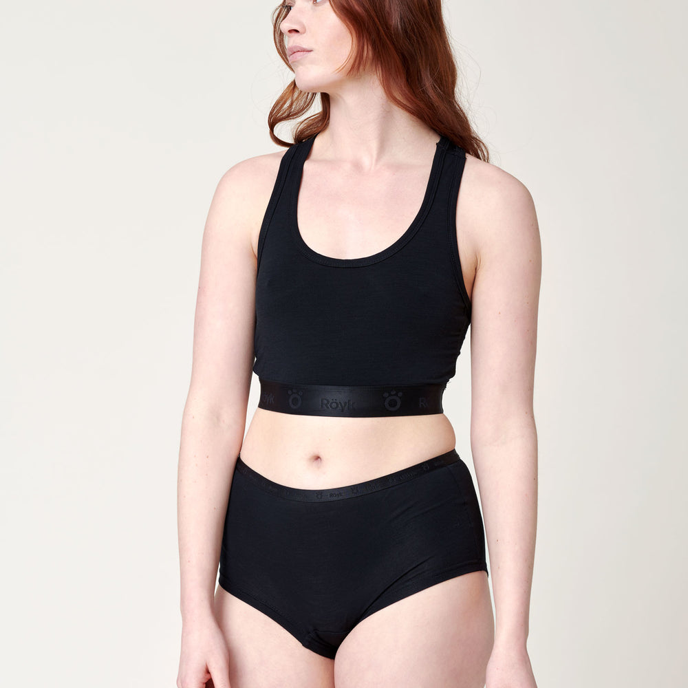 Womens Merino Top - Black