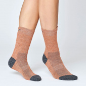 Hiker Merino Mid Socks - Rusty Pink