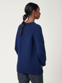 Women's Norrby Wool Sweater - Navy