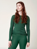 Women's Merino Sweater - Green Forest
