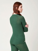 Women's Merino Sweater - Green Forest