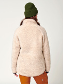 Women's Heavy Wool Pile Jacket - Beige