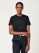 Women's Merino T-shirt - Big Black Logo