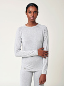 Women's Bamboo Sweater - Grey Marl